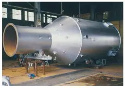 1994年5月 薬品工場向け製缶品製作（O.D.Φ3600×10000L 重量15T）